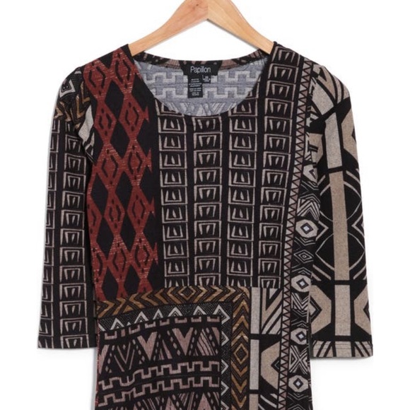 Papillon Geo print dress - Picture 4 of 4